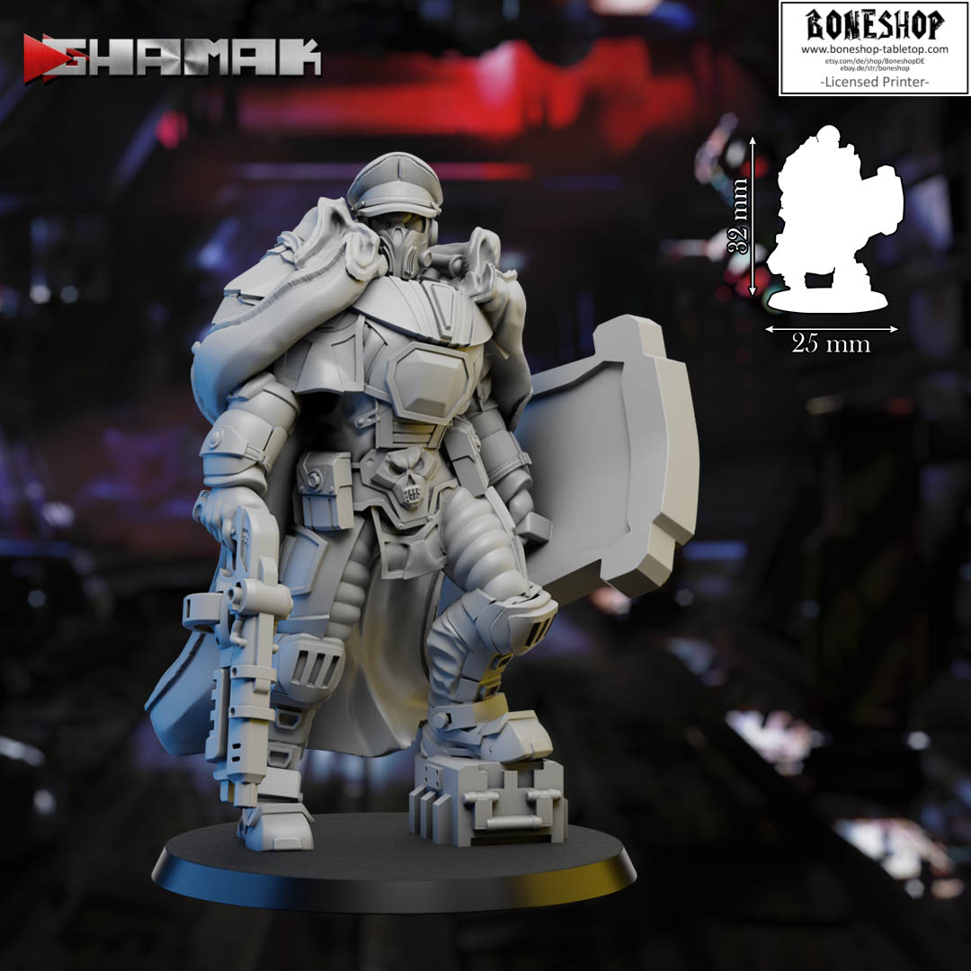 Firstborn „Wachennen Leader" | 28mm - 35mm | RPG | DnD | Tabletop | Boneshop