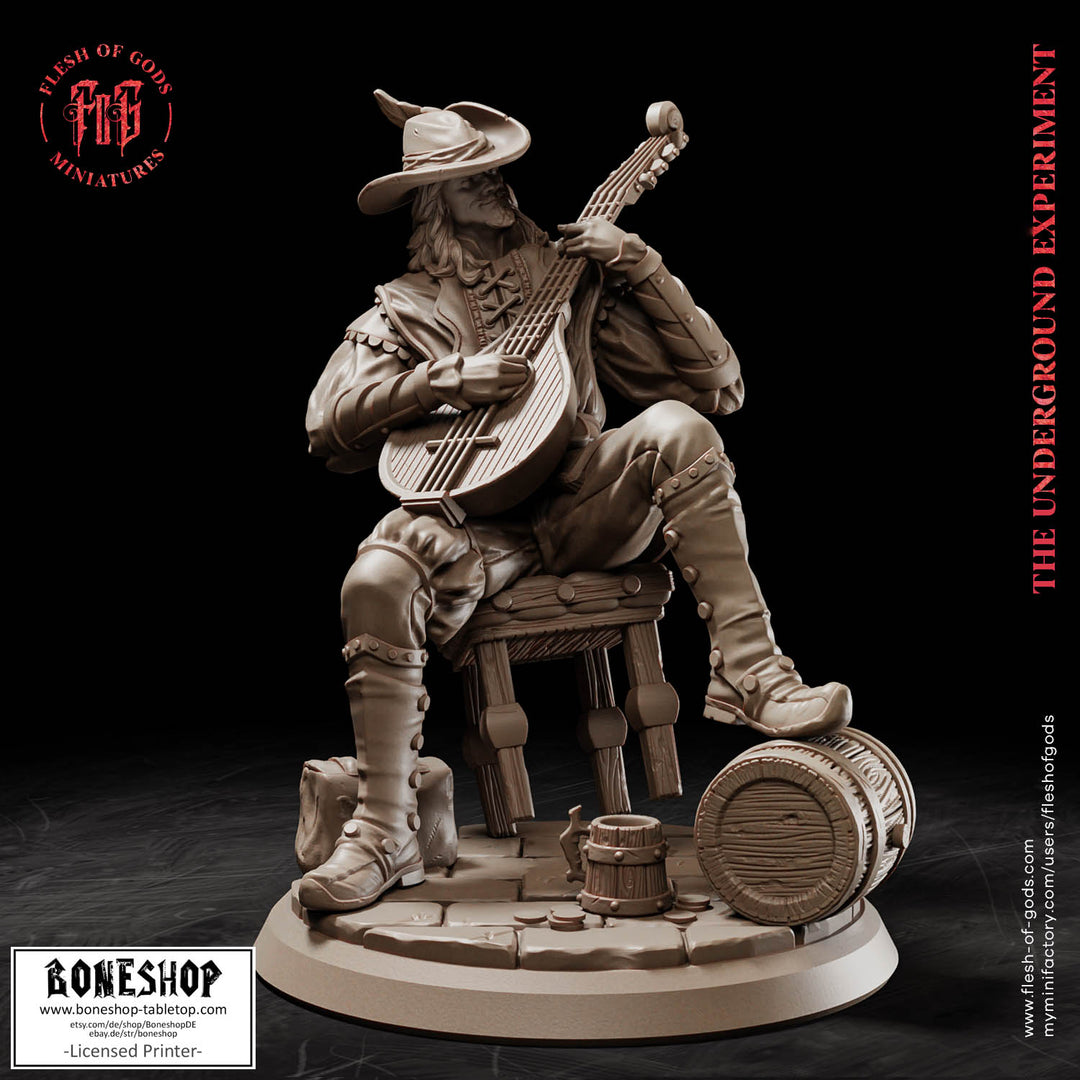 Underground Experiment „The Bard“ 28mm-35mm | RPG | Boneshop