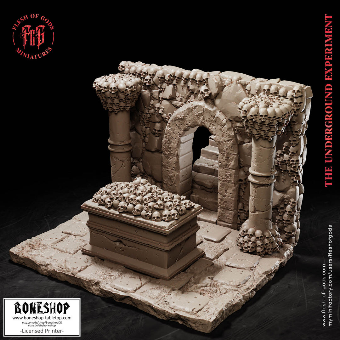 Underground Experiment „Catacombs“ 28mm-35mm | RPG | Boneshop