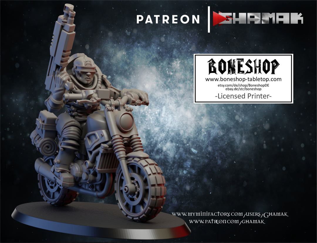 Hybrids „Bike 1" 28mm - 35mm | RPG | DnD | Boneshop