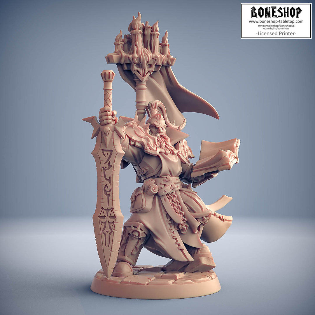 Requiem Brotherhood „Lord Commander Casymir" 28mm-35mm | RPG | Boneshop