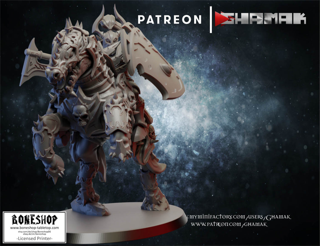 Chaos Knights „Dire Knight C" 28mm - 35mm | RPG | DnD | Boneshop