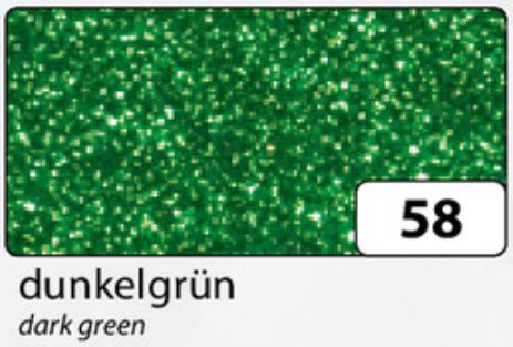 1 Pack Glitter Moosgummi Schaumgummi selbstklebend 20x29cm