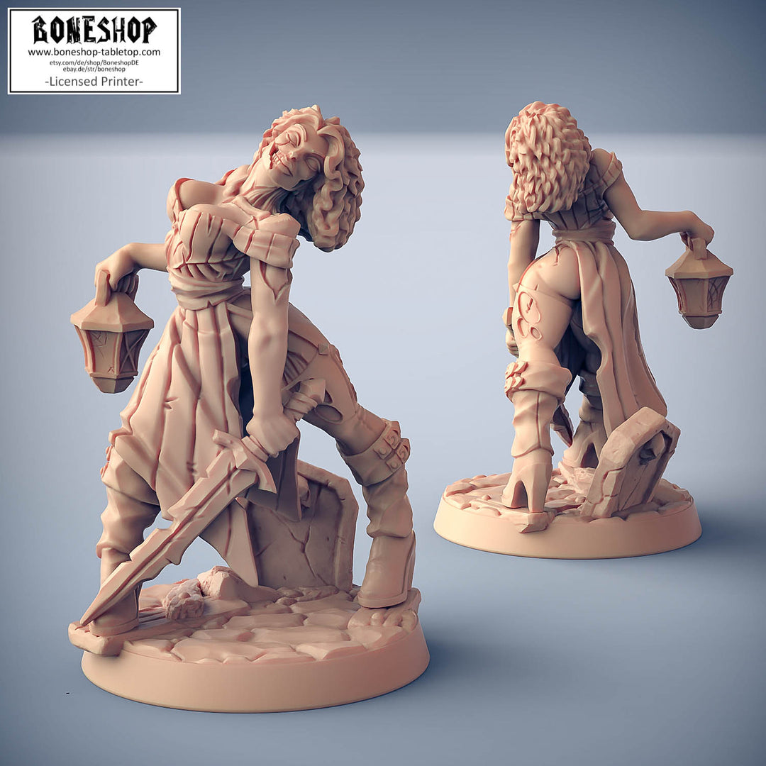 Old-Burg Fallen Ones „Eliza Fallen PinUp“ Artisan Guild | 28mm-35mm Boneshop