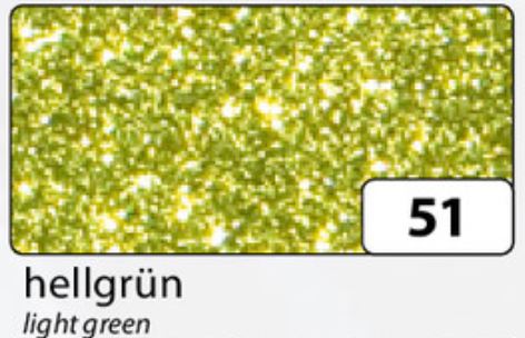 1 Bogen Glitter Moosgummi Schaumgummi selbstklebend 20x29cm