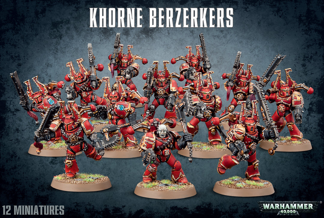 Chaos Space Marines : Khorne Berzerkers (43-10)