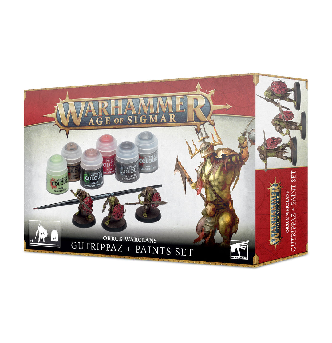Age of Sigmar Orruk Warclans Paint Set (60-09)