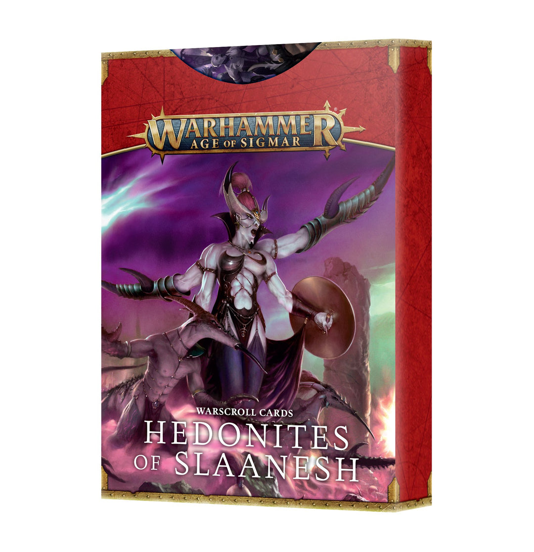 Hedonites of Slaanesh: Warscroll Cards (ENG) (83-71)