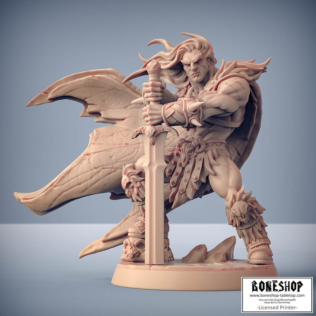 Dragonpeak Barbarians „Krommir Stronghammer V1“ 28mm-35mm | RPG | Boneshop