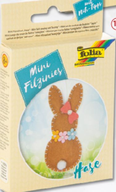 Mini - Filzinies - Nähset mit Filz verschiedene Motive
