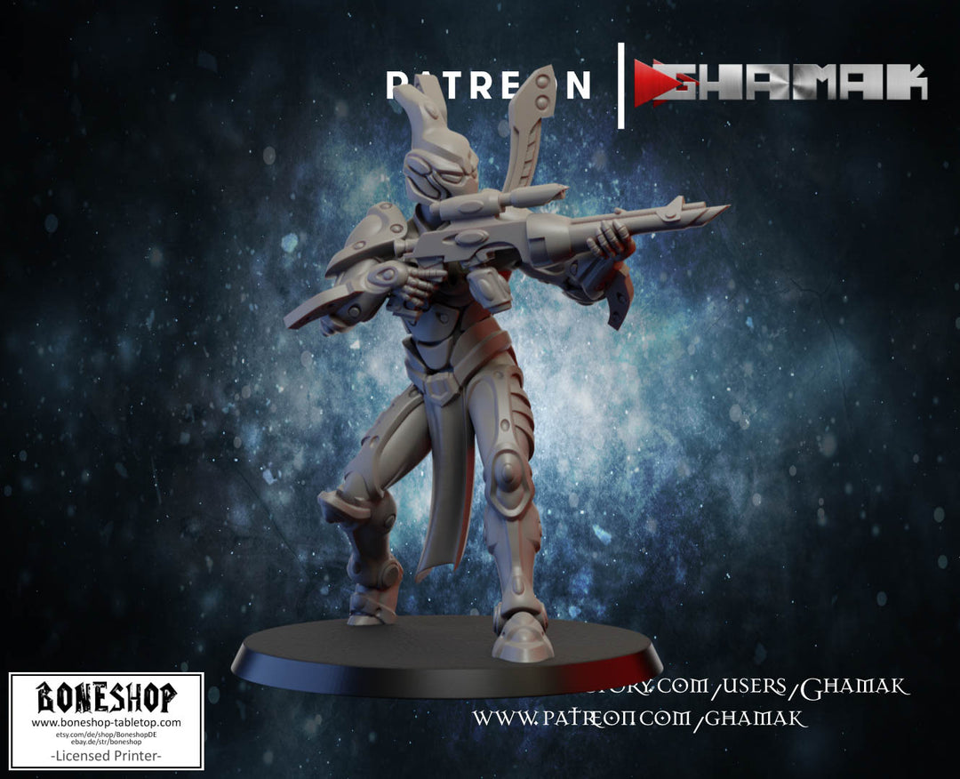 Amish Space „Amish Guardian 3" 28mm - 35mm | RPG | DnD | Boneshop