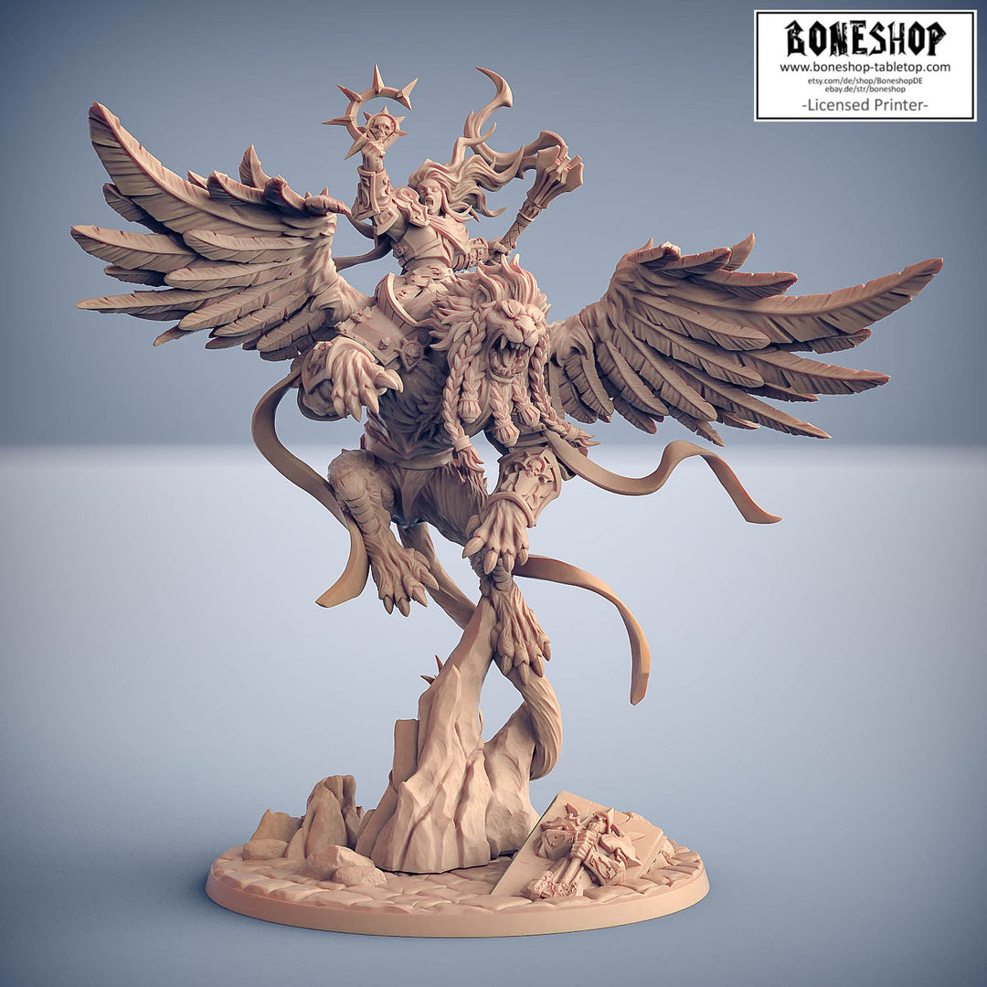 Requiem Brotherhood „Proudmane Winged Lion" 28mm-35mm | RPG | Boneshop