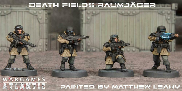Death Fields „Raumjäger Infantry“ BASE-Bundle Wargames Atlantic | 28mm |Boneshop