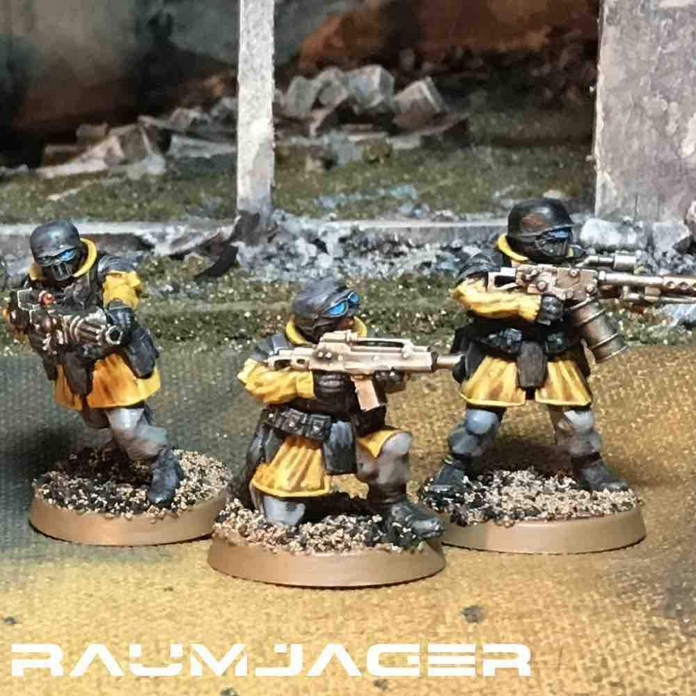 Death Fields „Raumjäger Infantry“ BASE-Bundle Wargames Atlantic | 28mm |Boneshop