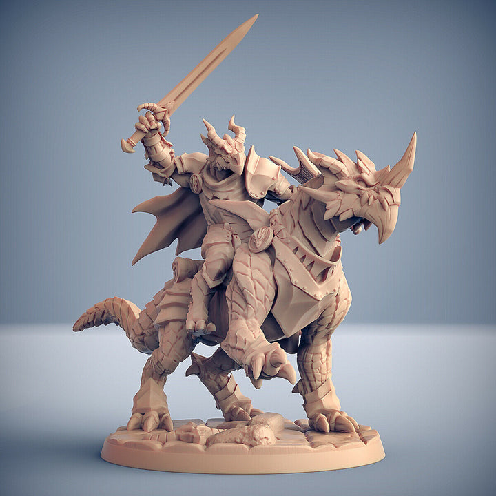 Dragonguard „Dragonling Knight A“ Artisan Guild | 28mm-35mm | DnD | RPG Boneshop