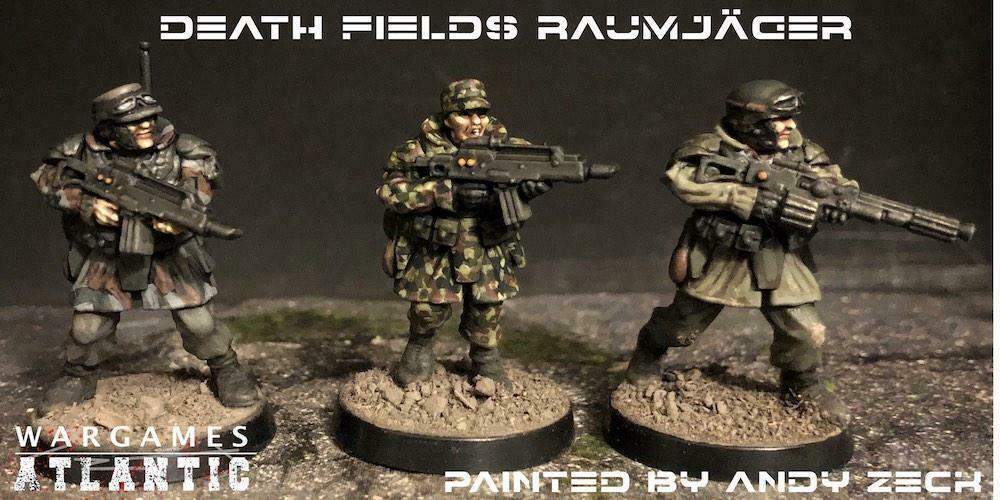 Death Fields „Raumjäger Infantry“ BASE-Bundle Wargames Atlantic | 28mm |Boneshop