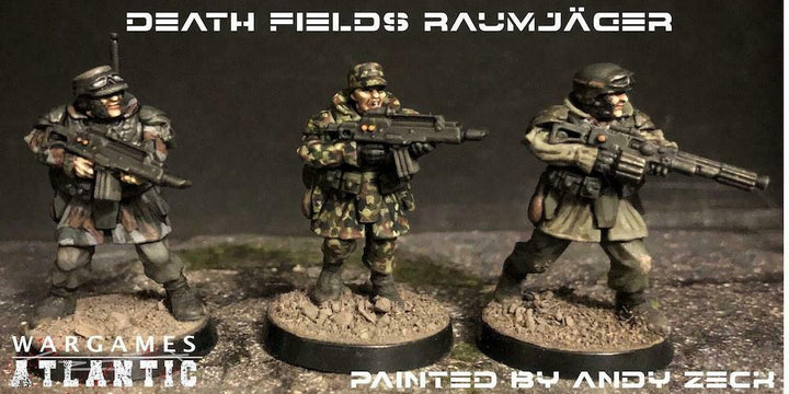 Death Fields „Raumjäger Infantry“ BASE-Bundle Wargames Atlantic | 28mm |Boneshop