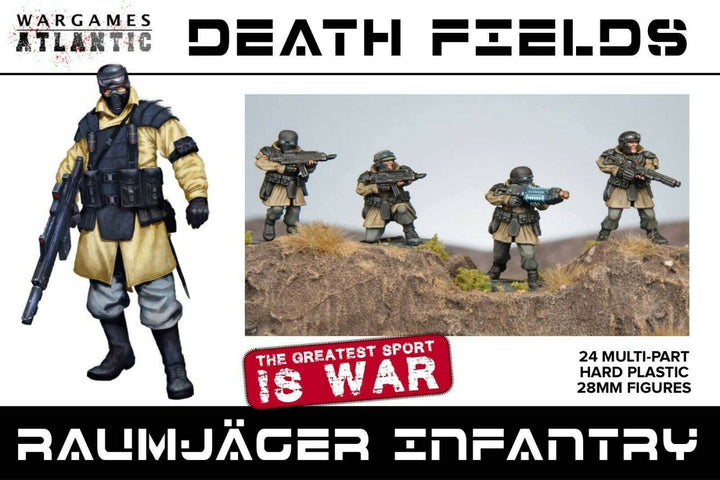 Death Fields „Raumjäger Infantry“ BASE-Bundle Wargames Atlantic | 28mm |Boneshop