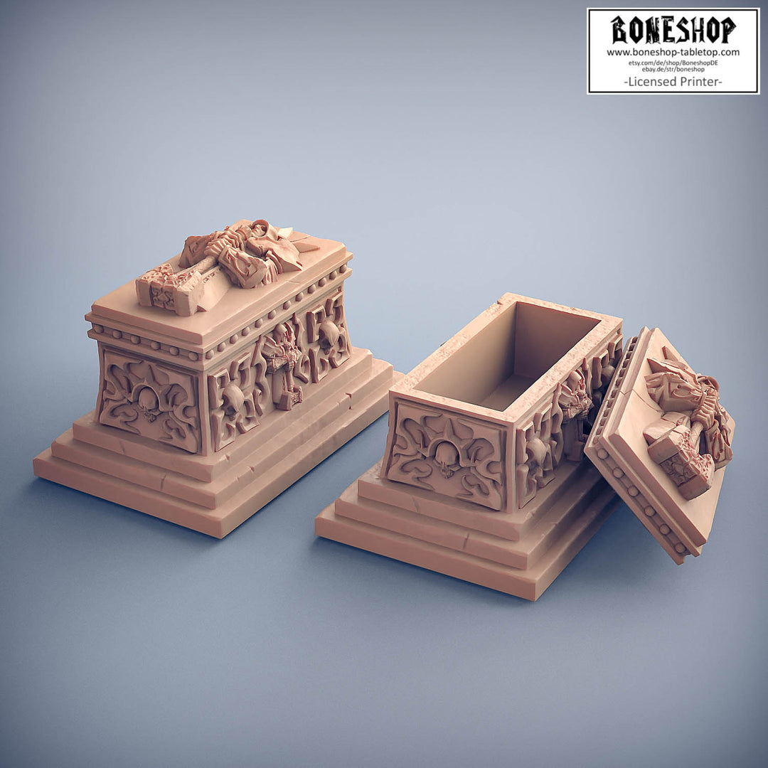 Requiem Brotherhood „Requiem Sarcophagus" 28mm-35mm | RPG | Boneshop