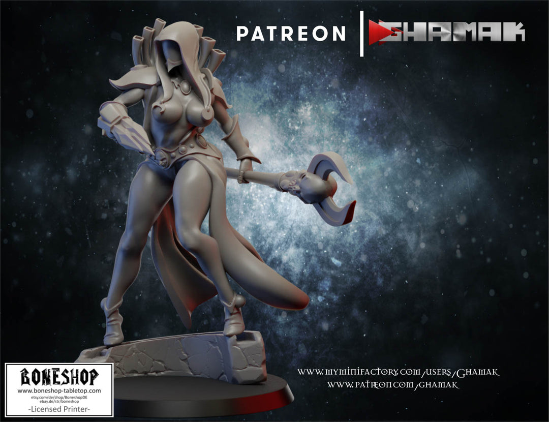 Space Harlequin „Shadow Pinup" 28mm - 35mm | RPG | DnD | Boneshop