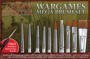 The Army Painter: Wargamers Mega Brush Set (B-Ware)