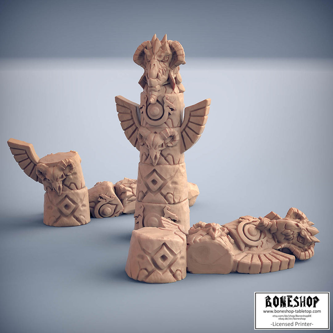 Dragonpeak Barbarians „Totem“ 28mm-35mm | RPG | Boneshop