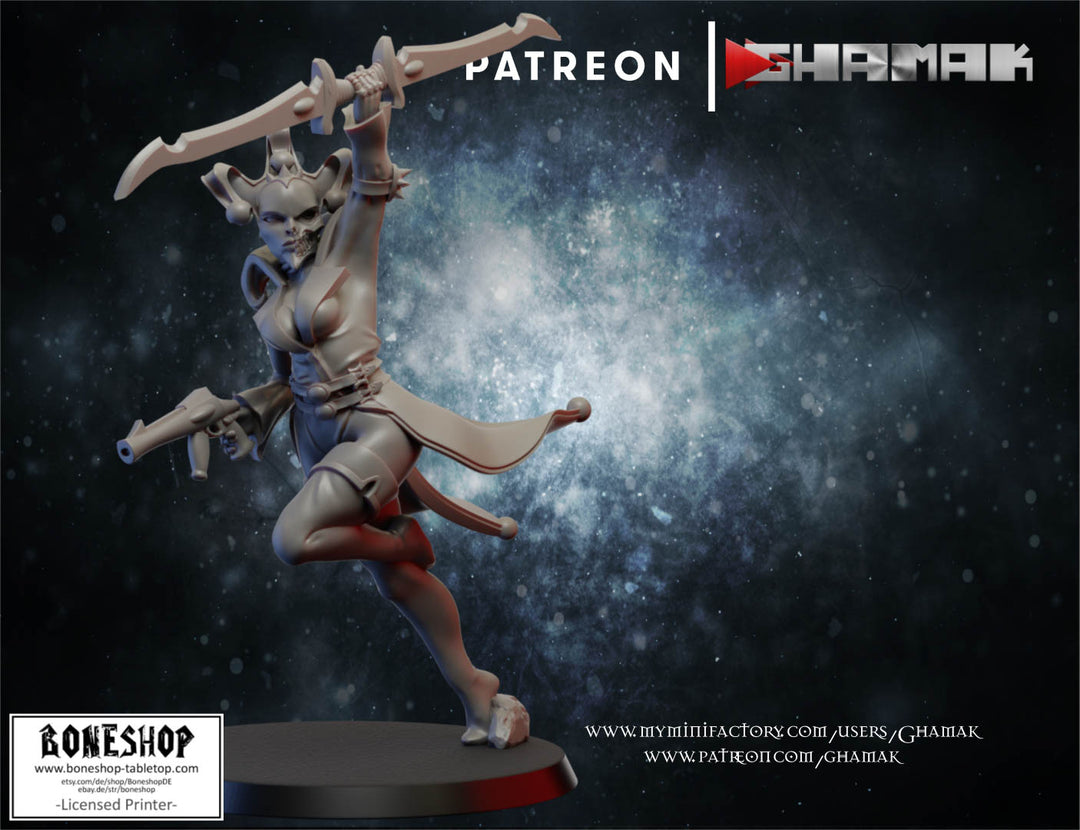 Space Harlequin „Troupe 1" 28mm - 35mm | RPG | DnD | Boneshop