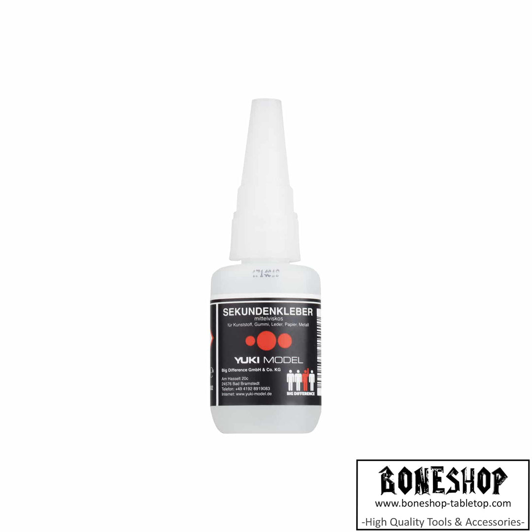 Super glue medium viscosity 20g long durability - Yuki Model - Boneshop