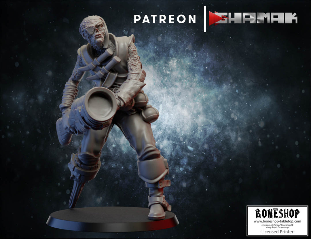 Undead Pirates „Zombie 1" 28mm - 35mm | RPG | DnD | Boneshop