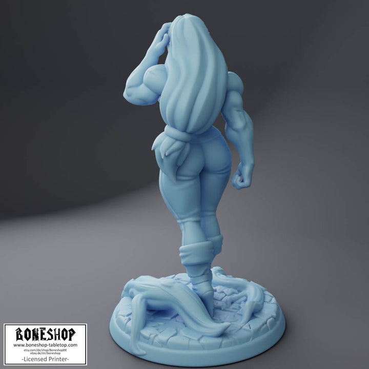 Twin Goddess Miniatures „Fraeya the Orc V2" 72mm | Statue | RPG | Boneshop