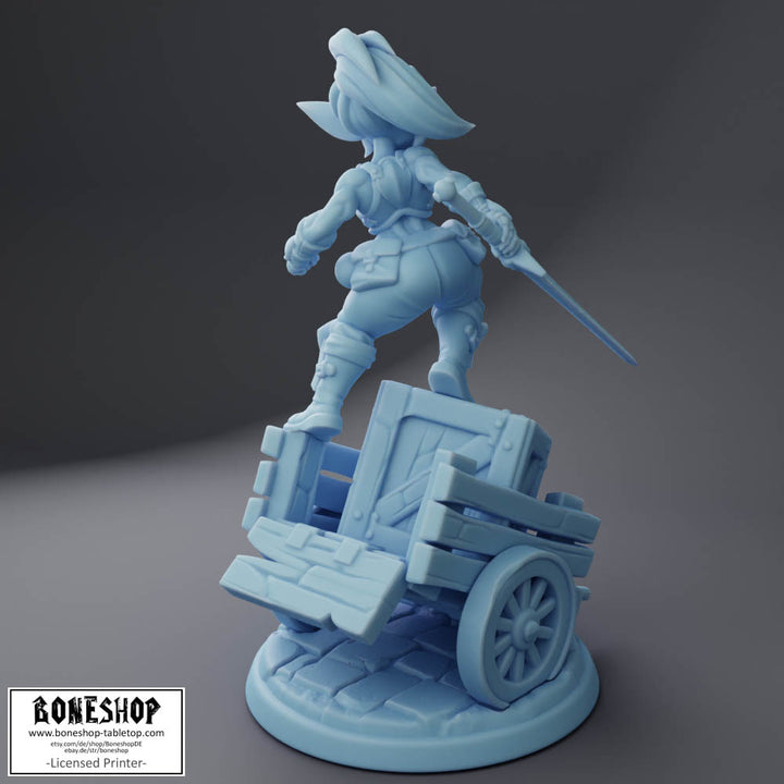 Twin Goddess Miniatures „Blix the Goblin Fighter 1" 72mm | Statue | RPG | Boneshop