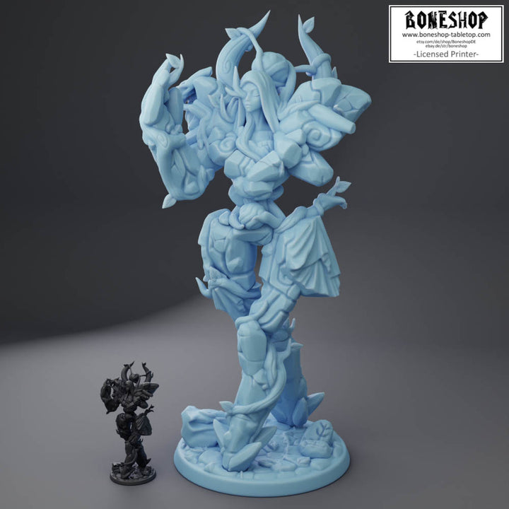 Twin Goddess Miniatures „Garden Golem Figure" Statue | 75mm | RPG | Boneshop
