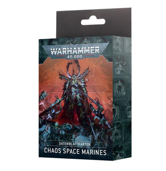 Datenblattkarten: Chaos Space Marines (DEU) (43-02) (10th Edition)