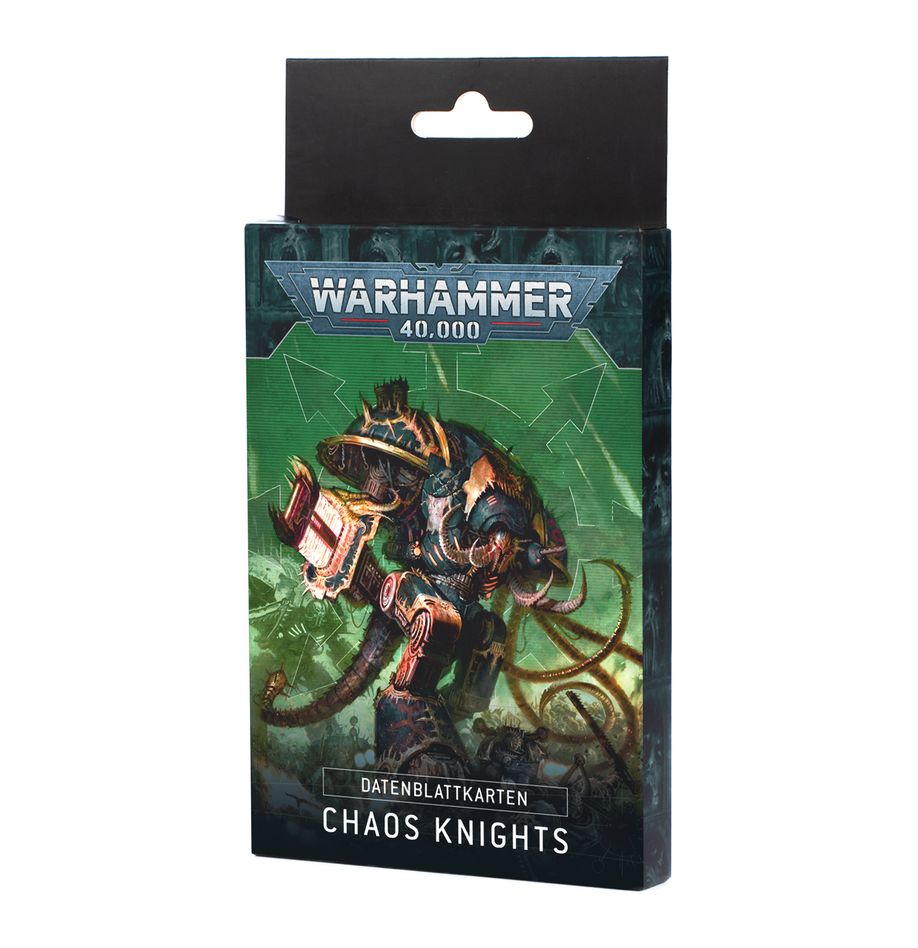 Chaos Knights: Datenblattkarten (43-05) (DEU) (10th Edition)