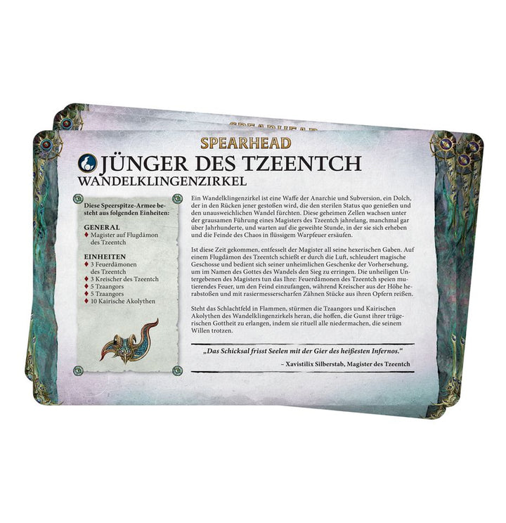 Fraktionsset Jünger des Tzeentch (DEU) (74-21) (4.0 Age of Sigmar) (Disciples of Tzeentch)