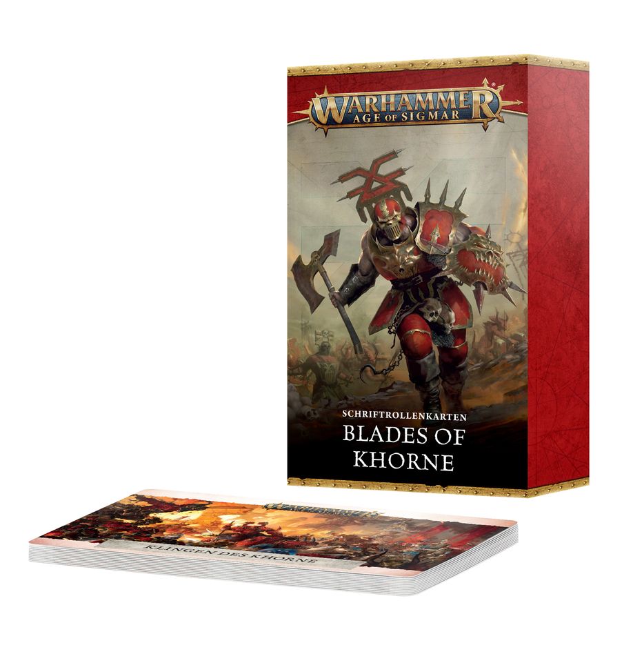 Schriftrollenkarten: Blades of Khorne (DEU) (83-81) (4.0 Age of Sigmar)