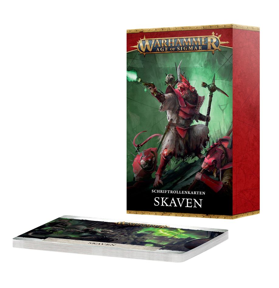 Schriftrollenkarten Skaven (DEU) (90-05) (4.0 Age of Sigmar)