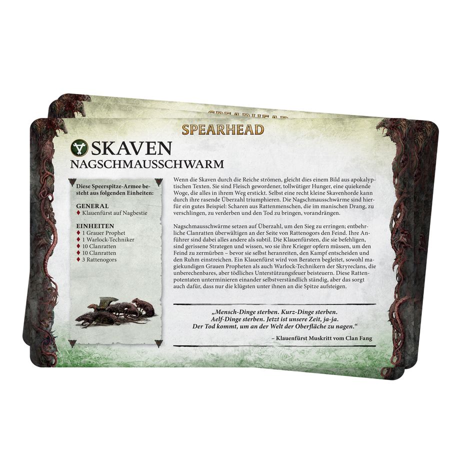 Fraktionsset Skaven (DEU) (74-18) (4.0 Age of Sigmar)