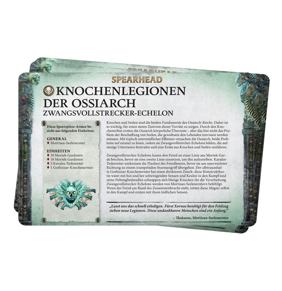 Fraktionsset Knochenlegionen der Ossiarch (DEU) (74-14) (4.0 Age of Sigmar) (Fraktionsset Ossiarch Bonereapers)