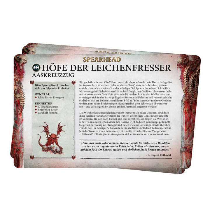 Fraktionsset Höfe der Leichenfresser (DEU) (74-17) (4.0 Age of Sigmar) (Fraktionsset Flesh-Eater Courts)