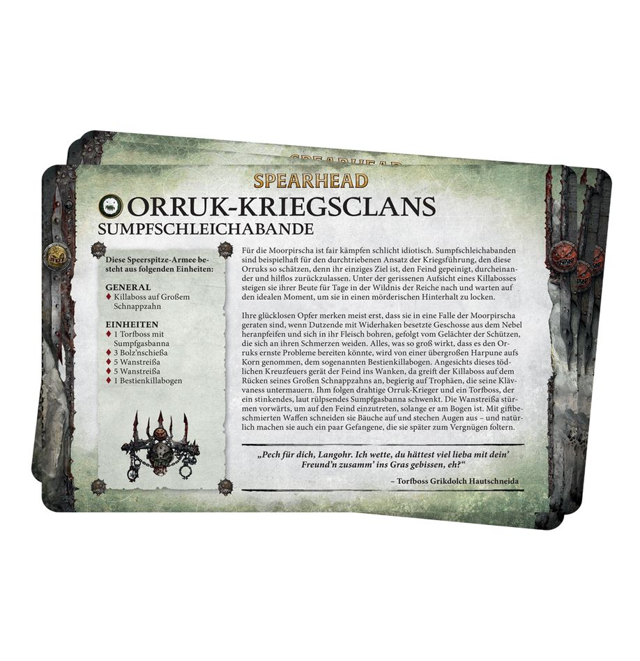 Fraktionsset Orruk-Kriegsclans (DEU) (74-10) (4.0 Age of Sigmar) (Orruk Warclans)