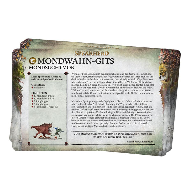 Fraktionsset Mondwahn-Gits (DEU) (74-11) (4.0 Age of Sigmar) (Gloomspite Gitz)