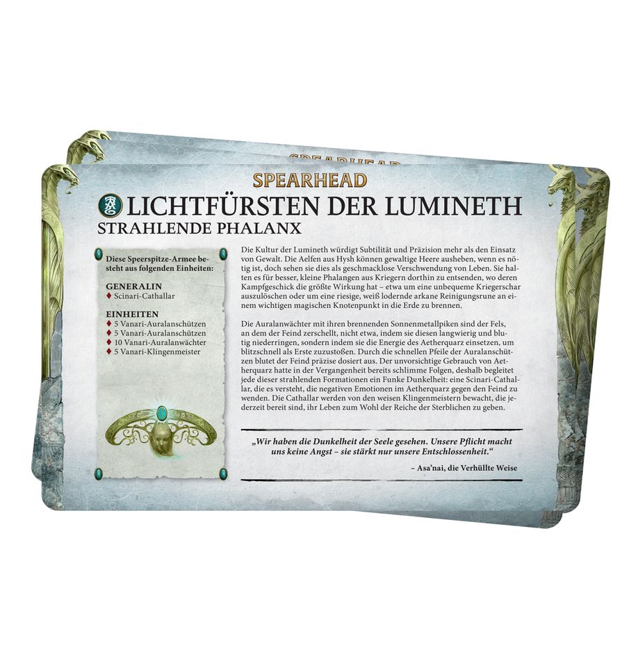 Fraktionsset Lichtfürsten der Lumineth (DEU) (74-04) (4.0 Age of Sigmar) (Fraktionsset Lumineth Realm-Lords)