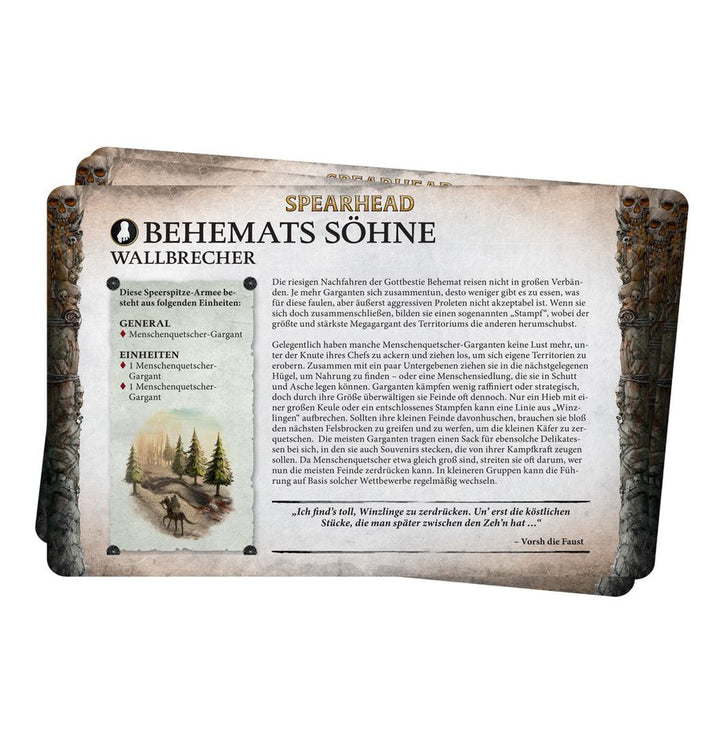 Fraktionsset Behemats Söhne (DEU) (74-13) (4.0 Age of Sigmar) (Sons of Behemat)