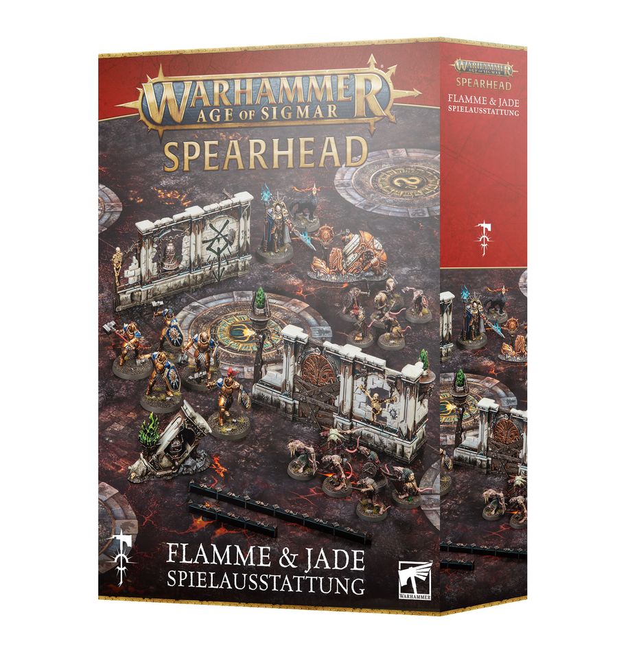 Age of Sigmar: Speerspitze - Spielausstattung Flamme und Jade (DEU) (80-56) (4.0 2024) (Spearhead)