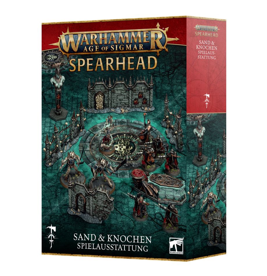 Age of Sigmar: Speerspitze: Spielausstattung Sand und Knochen (DEU) (80-57) (4.0 2025) (Spearhead)