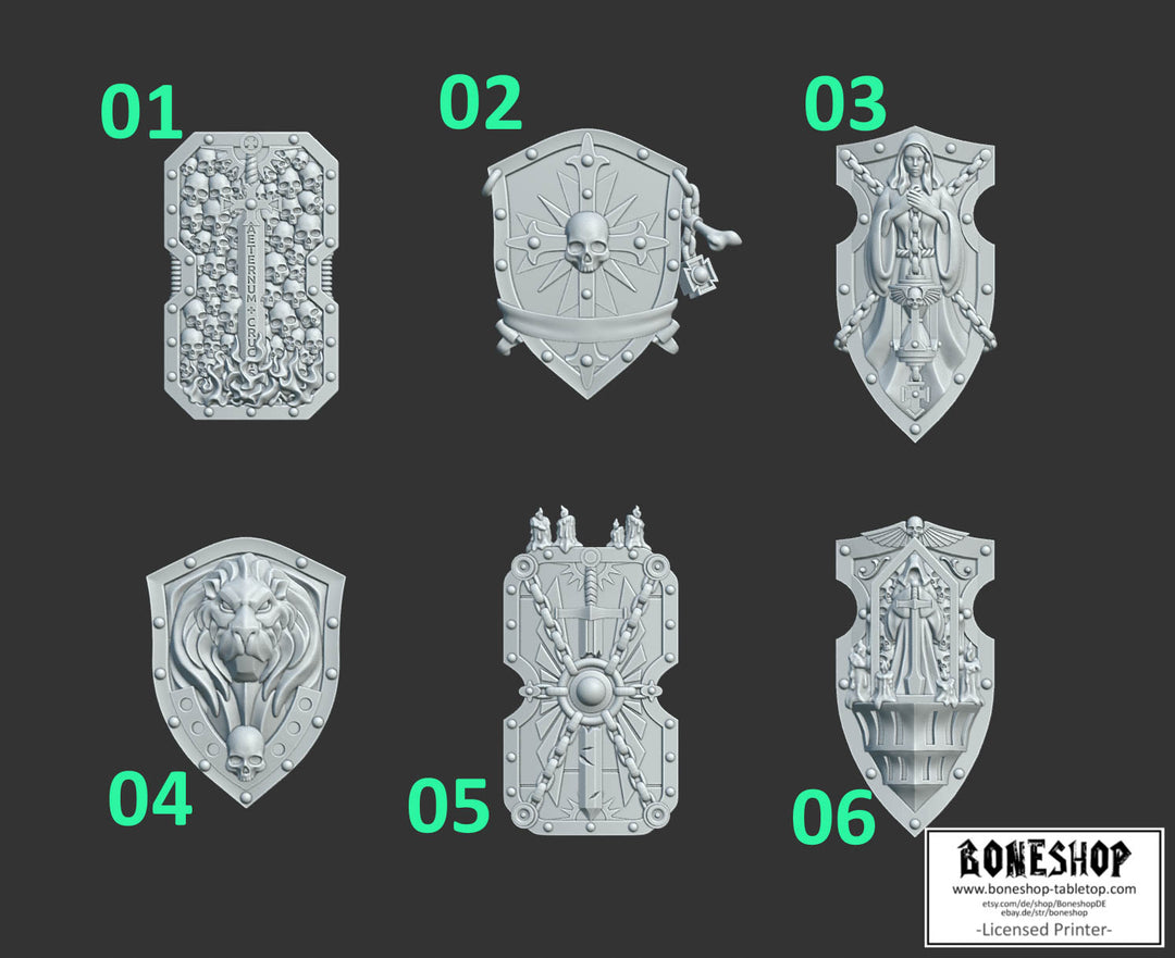 Bits „Shields“ RPG | Tabletop | Eternal Pilgrim | Boneshop