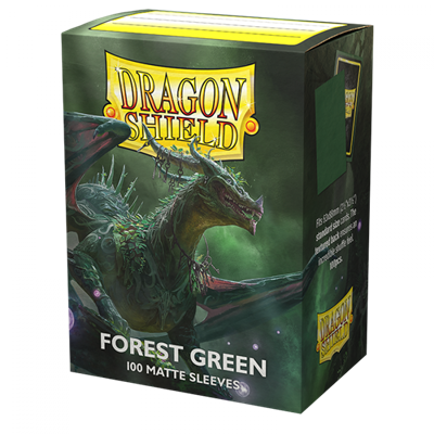 Dragon Shield - Matte Forest Green 100 protective Sleeves