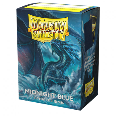 Dragon Shield - Matte Midnight Blue 100 protective Sleeves