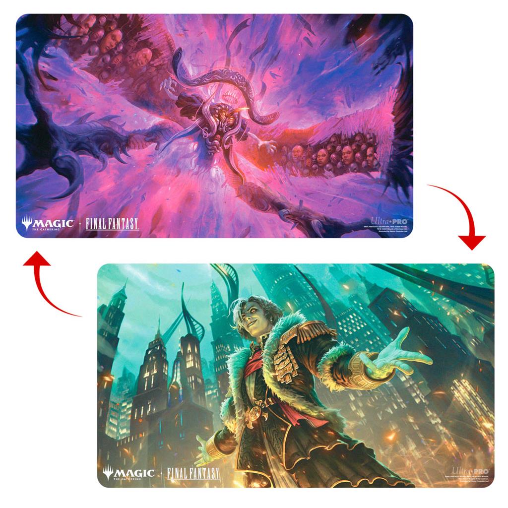 Ultra Pro Artwork Spielmatte - Standardgröße Double-Sided (ca. 61x34 cm) - Emet-Selch, Unsundered / Hades, Sorcerer of Eld (FIN)